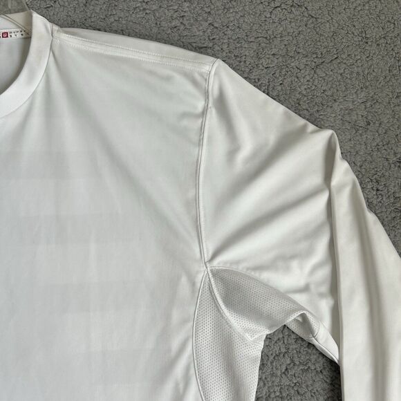 Wilson Hypertek System Shirt Men’s Large Gym Baseball Polyester Long Sleeve - Picture 6 of 15